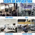 Magnetic Weight Stack Pin - Universal Weight Rack Pin Replacement with Elastic Cord, Fitness Gym Performance Pin Drop
