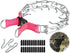 Adjustable Prong Collar for Dogs, Quick-Release Metal Buckle Pinch Collar, Stainless Steel Choker (S/Neck Girth