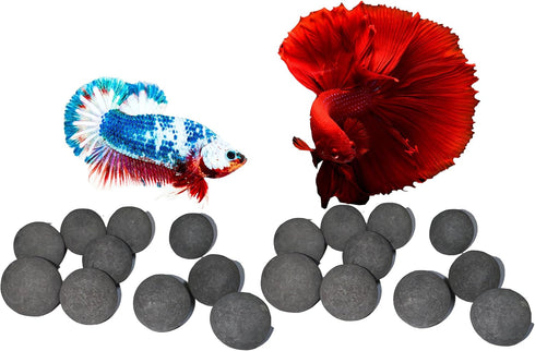 Awesome Industries Betta Tourmaline Balls Water Conditioner, 20 Pack Regular, Improves Health and Breeding