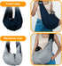 Abrasfba Pet Dog Sling Carrier, Reversible Soft Cat Carrier for Small Dogs, Adjustable Strap, Hands-Free Blue Puppy