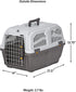 MidWest Homes for Pets Skudo Plastic Carrier, 22-Inch, for XS Dog Breeds up to 12 Pounds