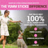 Yumm 24 Count etta says! Sticks Natural Dog Treats - Pork Dog Jerky Treats - Human-Grade Jerky for Dogs - Made in The