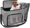 SlowTon Dog Booster Car Seat - Reinforced Safe Pet Car Seat with Waterproof Pee Pad and Portable Collapsible Carrier