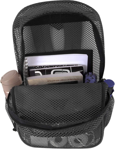 Summit Ridge Collapsible Mesh Backpacks for Adults, Large Backpack with Reflective Strip and Wire Frame for School,