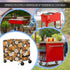 Xumfabuy 80 Cooler Cover, Floral Print Outdoor Bar Cart Cover Compatible with Most Quart Patio Cooler Cart, Ice Chest