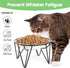 Ceramic Cat Bowls, 2 Pack - 10 oz Raised, Whisker Friendly, Anti-Vomiting Food Plates for Indoor Cats & Kittens