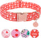 Valentine's Day Dog Collar, Red Heart Collar for Small Medium Large Dogs, Wedding Collar with Metal Buckle, XL
