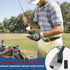 Golf Club Cleaner Brush & Golf Towel - Golf Groove Sharpener Tool with Spray Bottle & Retractable Clip