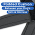 Pawtitas Reflective Dog Harness, Padded and Comfortable Control for Walks or Runs, XS, Black