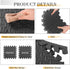 12x12x1 Inch Pets(Black,12) Arrowbash EVA Thick Interlocking Foam Floor Tiles Puzzle Exercise Mat Foam Mats for Home