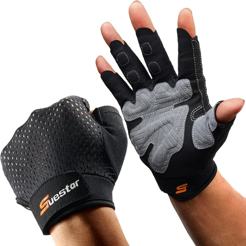 SueStar Workout Gloves - Men Women 2022, Weight Lifting Gym Gloves with Full