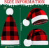 Loopeer 3 Pieces Christmas Knitted Hats - Winter Warm Beanie Caps with Pom Pom Santa Hat