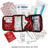 2-in-1 200 Swiss Safe First Aid Kit for Car, Travel & Home, Businesses - Bonus Mini Kit for Medical Emergency Aid