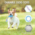 Puppy Teething Chew Toys, 4 Pcs with Interactive Cotton Ropes for Small Dogs, Rubber Chew Toys for Oral Teeth Soothe