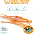 Pack 7-10" (12ct) Approved Beef Tendons for Large Dogs & Medium Breeds - Digestible Chews & Dog Treats for Large Dogs