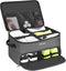 YOREPEK 2 Layer Waterproof Golf Trunk Organizer, Car Locker with Ventilated Compartment for 2 Pair Shoes