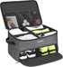 YOREPEK 2 Layer Waterproof Golf Trunk Organizer, Car Locker with Ventilated Compartment for 2 Pair Shoes