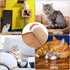 4 Pcs Sisal Cat Scratching Pad with Adhesive Loop Tape, 15.7x7.8 In (Khaki) for Wall Couch Window