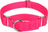 Country Brook Petz Martingale Dog Collar, Heavy-Duty Training Collar, Hot Pink, 1 Inch, Large
