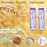 Reusable Travel Utensils Set with Case, 2 Sets Wheat Straw Portable Plastic Fork Spoons Knife Camping Cutlery, Eco-Friendly BPA Free Lunch Tableware for Adults Picnic Work or Daily Utensils (Purple) by MaoMaoCha