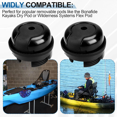 Through Hull Wiring Kit for Kayaks, Kayak Wiring Kit for Device Battery, Fish Finders, Motors, Lighting Kits Kayak
