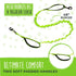 Mighty Paw Hands Free Dog Leash | Bungee Waist Leash for Walking, Running, Up to 150 lbs, 36" - 48"