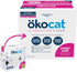 oekocat Super Soft Natural Wood Clumping Litter, Medium for Delicate Paws (Packaging May Vary)