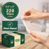 Dog Wipes for Cleaning and Deodorizing - 2 Pack of 110 8.5" x 9" Bamboo Pet Wipes - Compostable, Hypoallergenic, Alcohol Free, and Paraben Free Dog Grooming Wipes