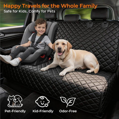 URPOWER Dog Car Seat Cover for Back Seat, Waterproof Car Seat Protector for Child Carseat & Pets, Nonslip Car Seat