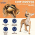 (25 Amazing Dog Treats Premium Cow Hooves for Dogs pc/pk) - Safe Cow Hoof Dog Chews - All Natural Beef Hooves Dog