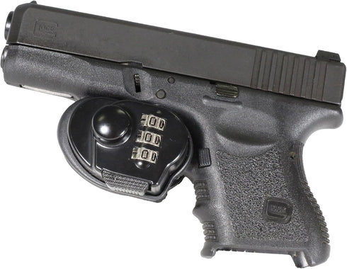 Firearm Safety Devices – FSDC-TL4379RCB Resettable 3-Digit Combination Trigger Gun Lock, Durable Black Metal Alloy