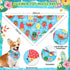 Bulyoou 72 Summer Summer Pcs Dog Bandanas Bulk for Adjustable Washable Pet Triangle Scarf Soft Kerchief Bib for Holiday