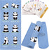 Garybank Kids Yoga Mat Set - Non-slip Exercise Mats with Fun Prints & 12 Yoga Cards for Kids