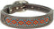 Weaver Leather Pet Beaded Basket Weave Dog Collar, Natural, 3/4" x 13"