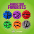 Gnawsome Dog Toys - 2.5-Inch Spiky Squeaker Basketball - Small - Durable, 100% BPA-Free, Assorted Colors