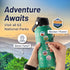 BlueTrail National Parks Water Bottle with Stickers
