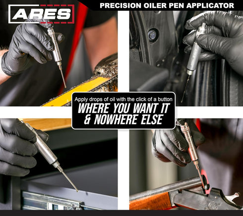 70004 ARES - Precision Oiler Pen Applicator - Precisely Applies CLP, Ballistol, and Other Lubricants in Tight Places