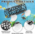 Fyntave Hammock, Hammock Swimming Betta Fish Tunnel Hollow Betta Fish Tunnel, Black Tunnels Hideout for Betta Tank
