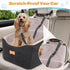 35lbs COCASES Dog Car Seats for Small Medium Dogs, Dog Booster Car Seat, Detachable and Washable Carseat Pet Bed