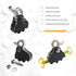 Rope Grab - Arborist Rope Brake Tree Equipment - Fall Arrestor Ascender with Removable Rope Cam Lock