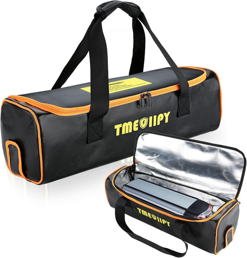 TMEOIIPY Ebike Battery Bag - Large Capacity Safe Fireproof Lipo Bag for