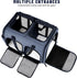 2 2 Cat Carrier for Cats, Foldable Double Cat and Dog Carrier, Small to Medium Size, Front Zippered Compartments,Two