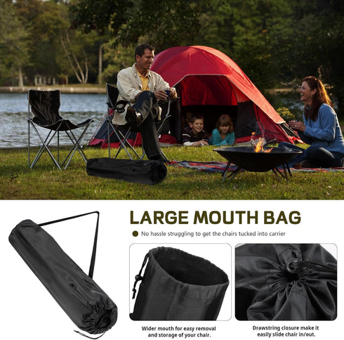 Antrys 2 Pack Camping Chair Replacement Bag for Coleman Portable Folding Chair Carry Bag with Shoulder Strap