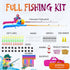 Kids Fishing Pole, Telescopic Fishing Rod, Toddler Collapsible Combo with Tackle Box, Reel, and Lures