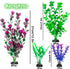 30Pcs Aquarium Plants, Fish Tank Accessories, Artificial Aquatic Plants, Full Set of Decorations