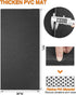 78"x36", 6mm Treadmill Mat WERCHO Walking Pad Mat for Carpet Hardwood Floors Heavy-Duty Exercise Equipment Mat