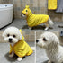 IOICYBF Dog Hooded Bathrobe Towel, Fast Drying Bath Towel Absorbent Warm Blanket Yellow M