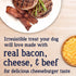 Stewart Freeze Dried Dog Treats, PuffPops Bacon & Cheeseburger Recipe, Gluten Free, 2.8 oz Resealable Pouch, Made in USA