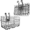 Folding Rear Bike Basket, Rust Proof Wire Mesh, Detachable Front Bike Basket, Mountain Bike Frame Cargo Rack