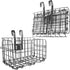Folding Rear Bike Basket, Rust Proof Wire Mesh, Detachable Front Bike Basket, Mountain Bike Frame Cargo Rack
